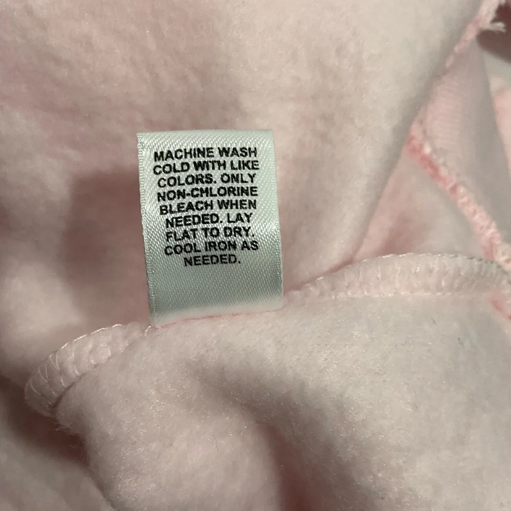 Cato Light Pink Zip-Up Hoodie - Picture 9 of 10